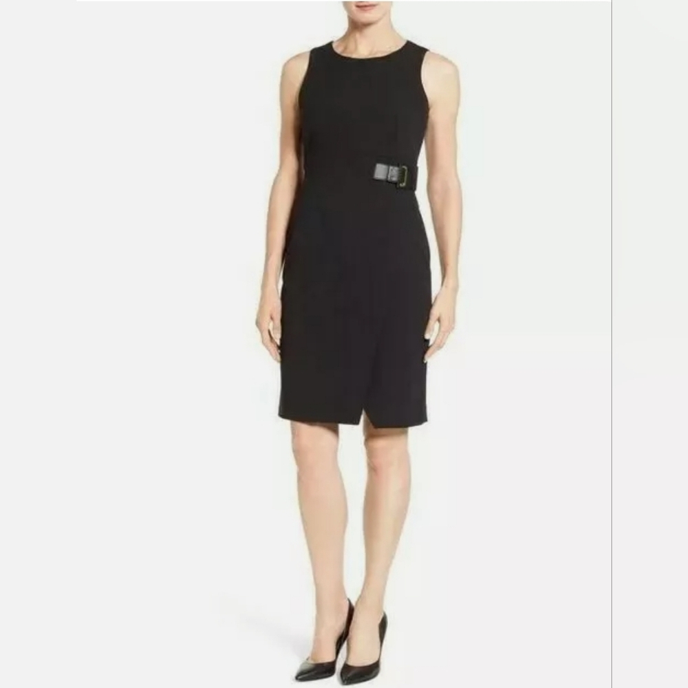 Ivanka Trump belted sheath dress sz 6